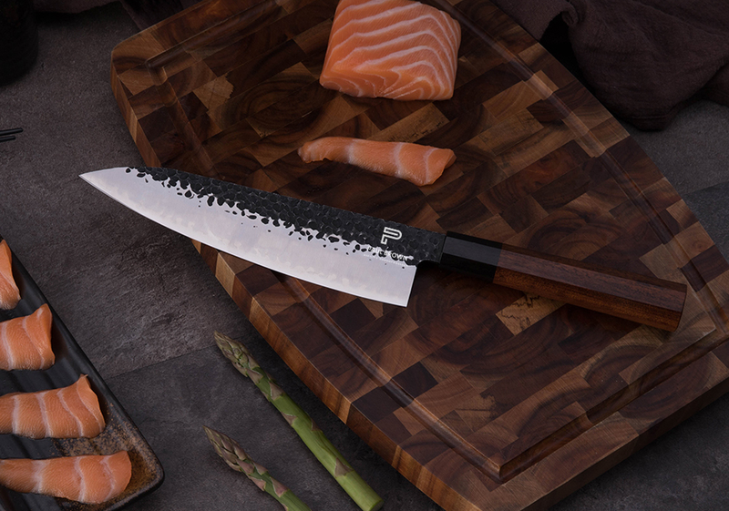 8 inch 3 Layers High Carbon Steel Chef Knife